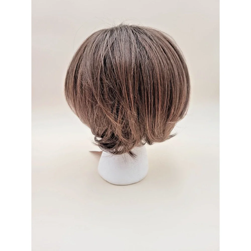Paula Young Toni 100% Human Hair Wig Color 1822 A Brown Highlights Average Cib